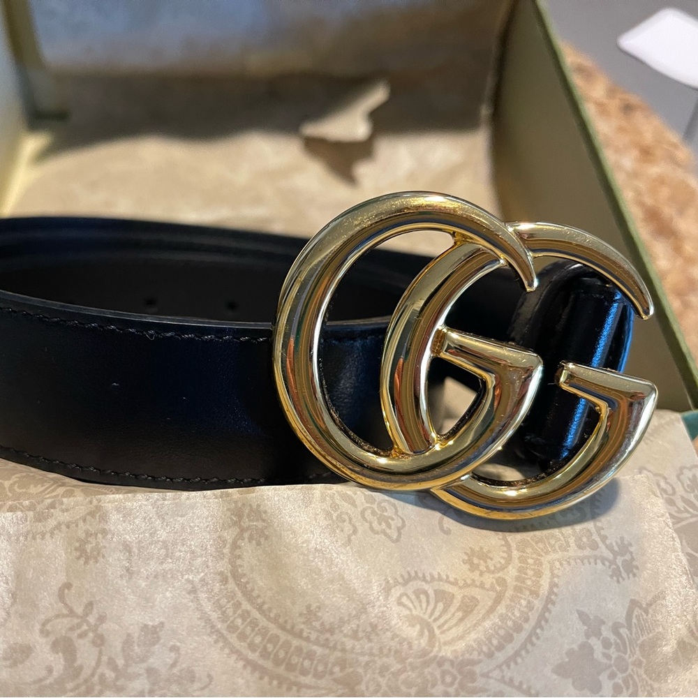 Gucci GG Marmont leather belt